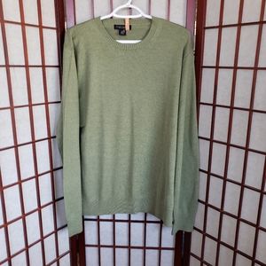 Banana Republic Silk and Cashmere Sage Green Sweater
